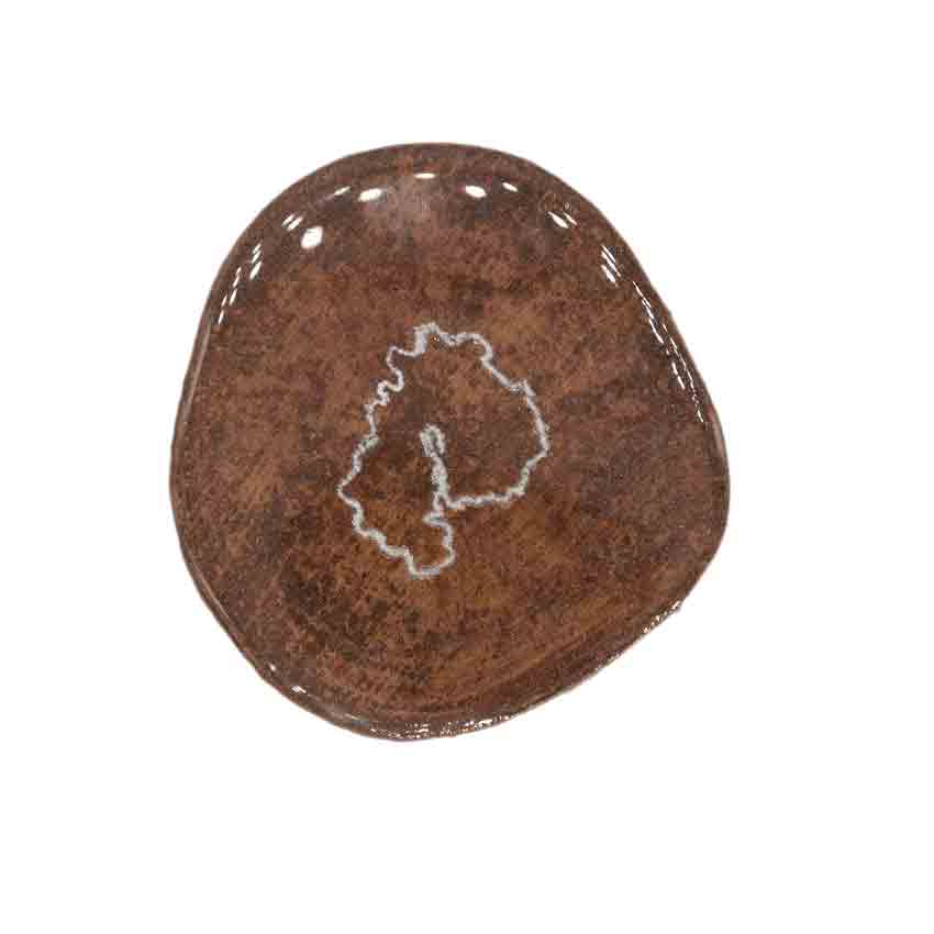 Birch Coaster in Bronze, MDI Etching