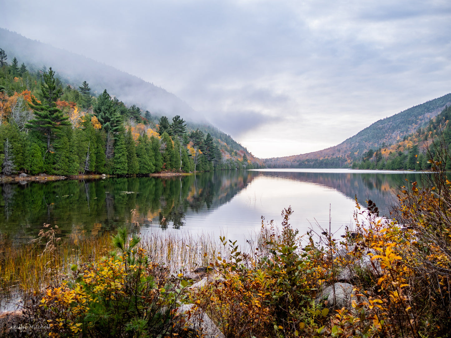 October calendar photo of Bubble Pond.