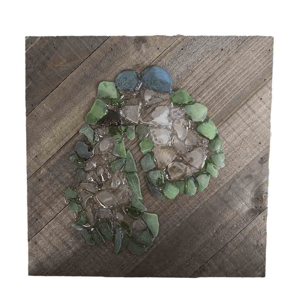 Sea Glass Art-Mount Desert Island, Maine