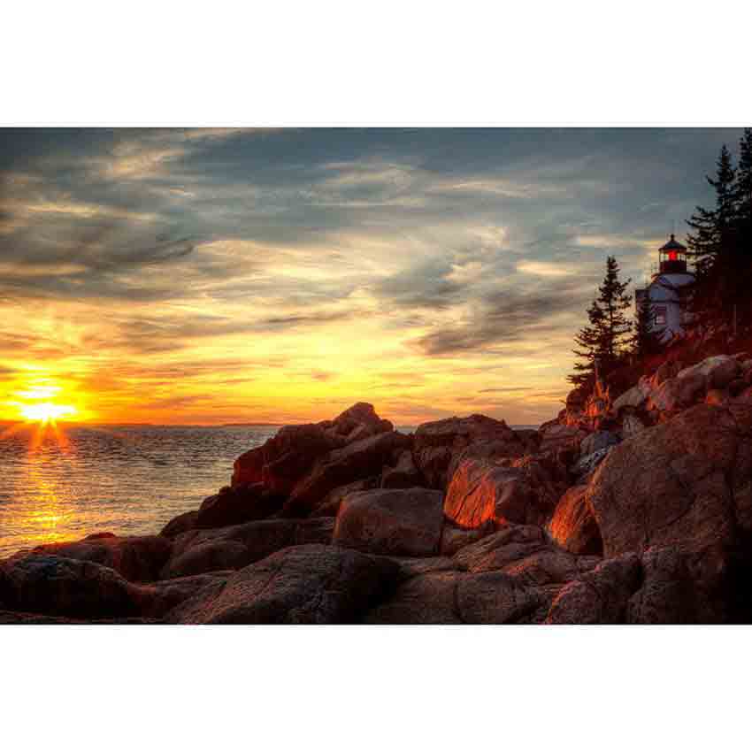 Bass Harbor Lighthouse photo print for sale.