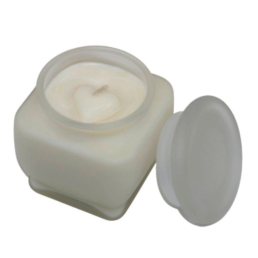 Square Frosted 10 oz. Candle with LidSquare Frosted 10 oz. Candle with LidCandle